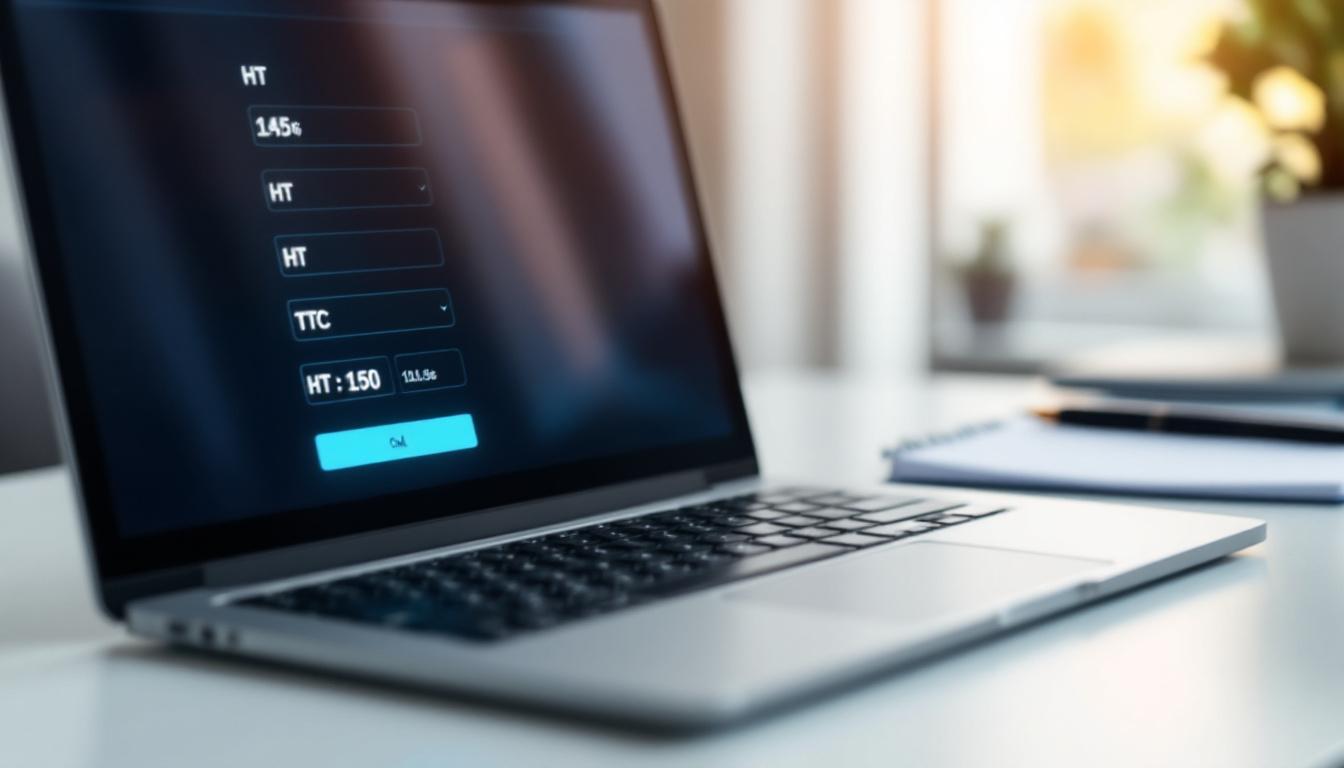 Calculateur HT en TTC : outil gratuit en ligne